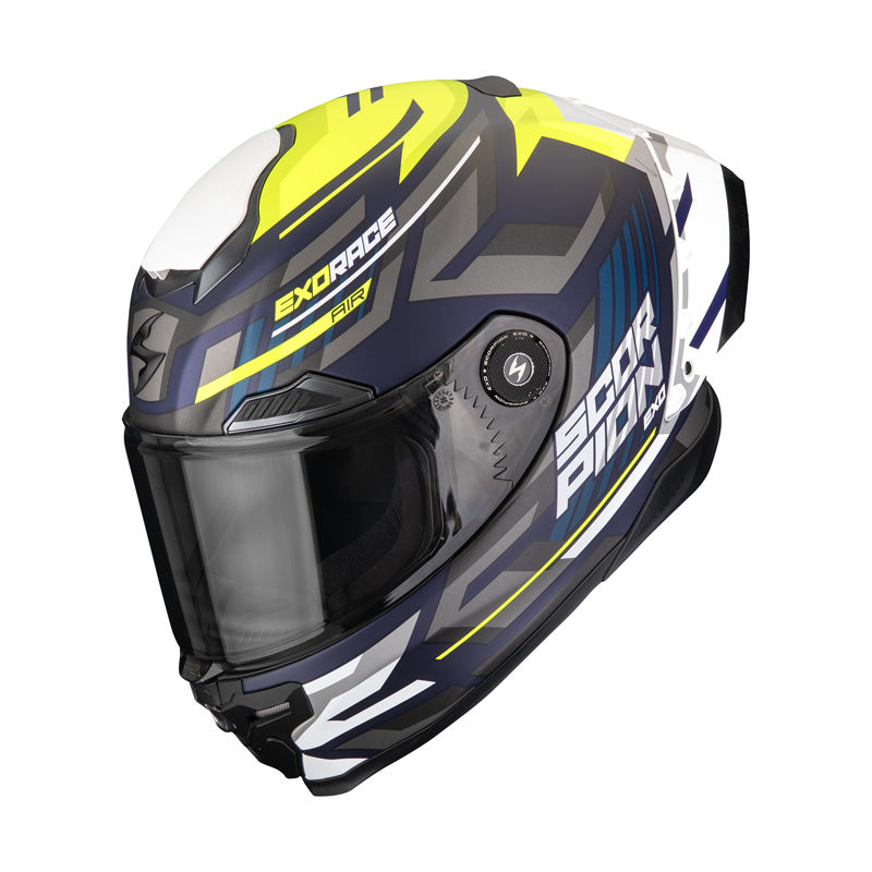 SCORPION EXO-RACE KOBRA HELMET - MATTE BLUE/YELLOW (L) 6505144