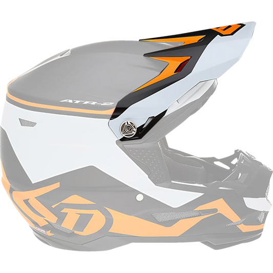 6D HELMETS VISOR ATR2 DRIVE NEON-OR 72-6098