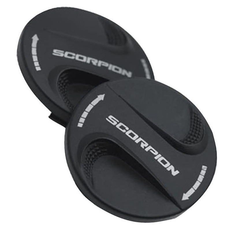 SCORPION EXO-400/750/200/250 TWIST GRIPS MATTE BLK (2 PCS) 52-501-10