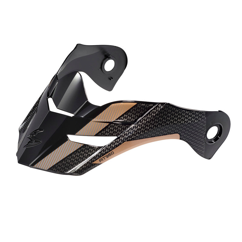 SCORPION EXO-AT960 PEAK VISOR HICKS BLACK/GOLD 52-960-10