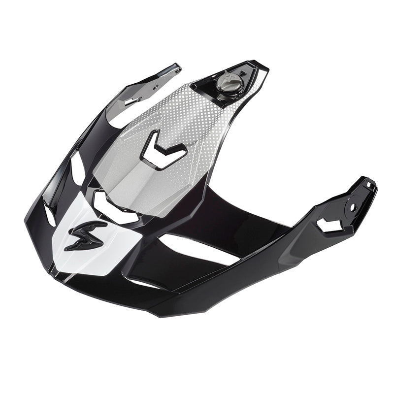 SCORPION T9000 PEAK VISOR TRAILHEAD WHITE 52-590-08
