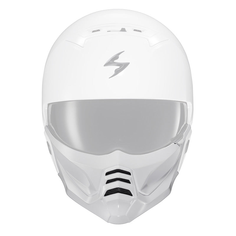 SCORPION COVERT 2 FACE MASK GLOSS WHITE XS-L 52-CV2-05