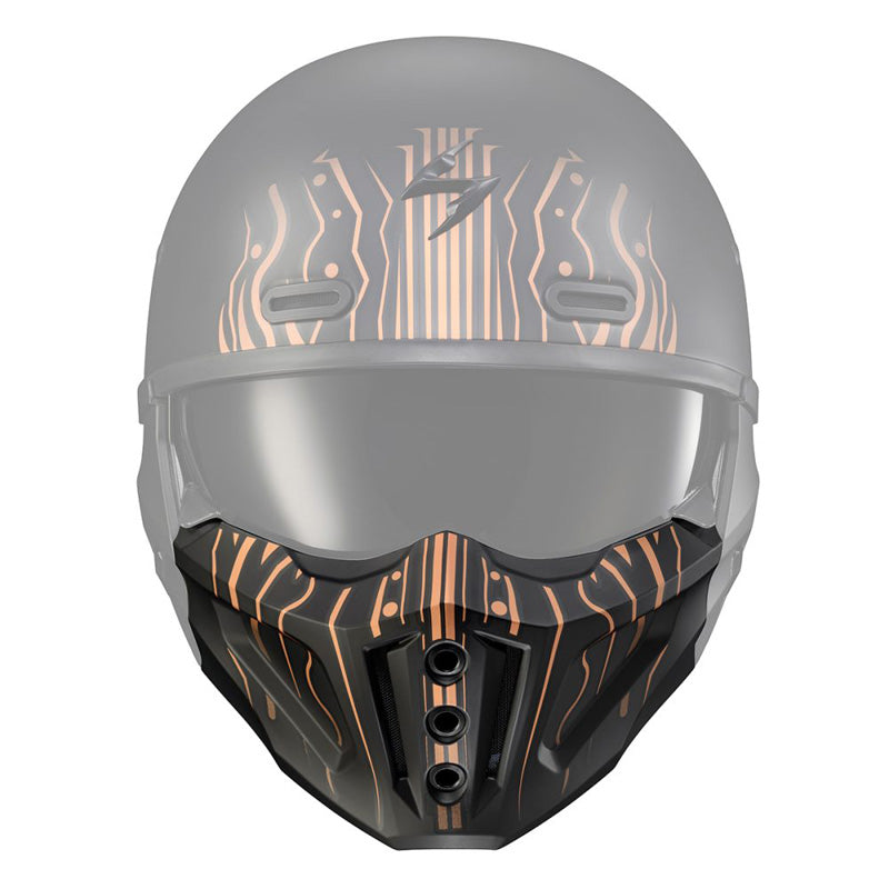 SCORPION COVERT X FACE MASK TRIBE COPPER 52-730-16