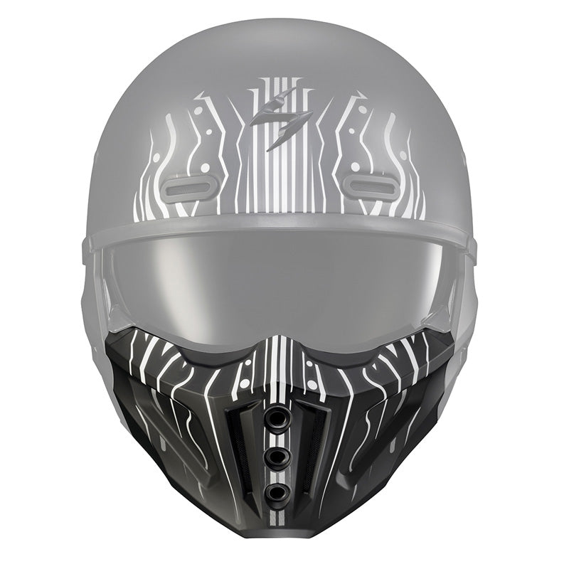 SCORPION COVERT X FACE MASK TRIBE WHITE 52-730-17