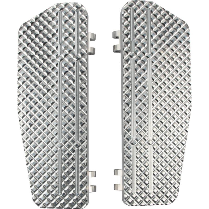 LA CHOPPERS FLOORBOARD PERF RAW LA-P101-00