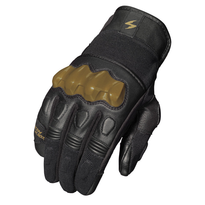 SCORPION HYBRID AIR GLOVES BLACK/GOLD LG G40-085