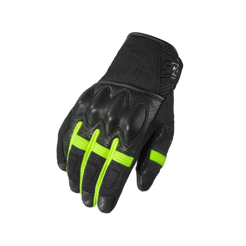 SCORPION COOL HAND PRO GLOVES BLACK/HI-VIZ LG G21-065