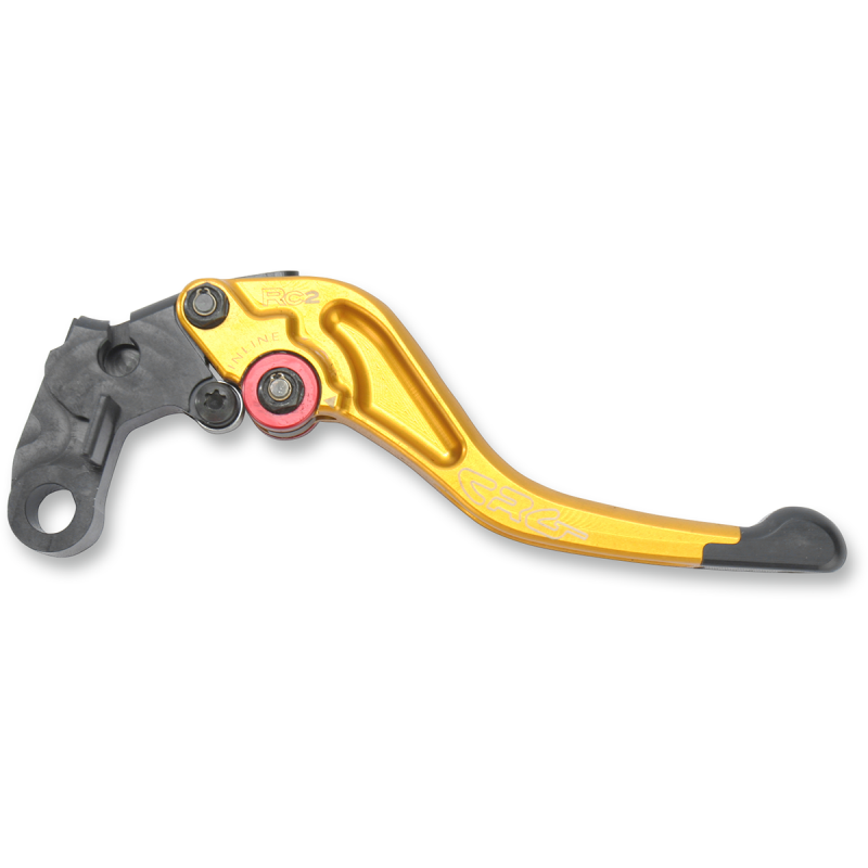 CRG CLUTCH LEVER RC2 SHORT GOLD 2AN-614-H-G
