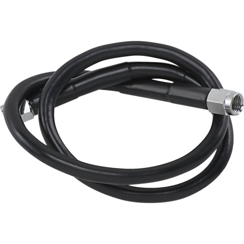 DRAG SPECIALTIES BLACK S/S BRAKE LINE 25" 825-BLK