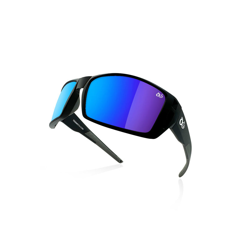 OGS 90 KNOTS SUNGLASSES BLACK/GREY - BLUE 90-BG-BL