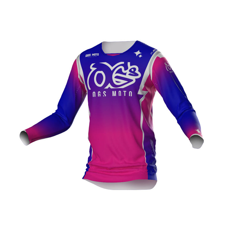 OGS FLEX MX JERSEY PINK/BLUE (L) PBU-FJ-26-ALG