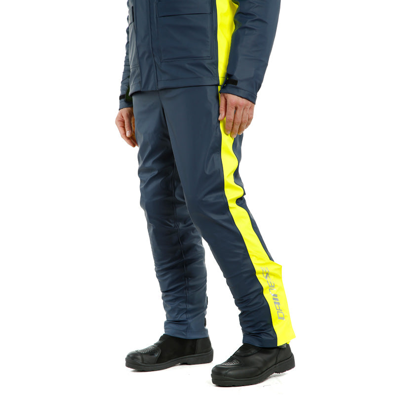 DAINESE STORM 2 UNISEX PANTS BLACK-IRIS/FLUO-YELLOW 1634298-87E-XXL