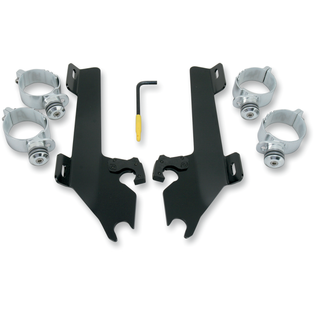 MEMPHIS SHADES METRIC 04-13 VICTORY HAMMER  BW MOUNT KIT BLK MEK1928