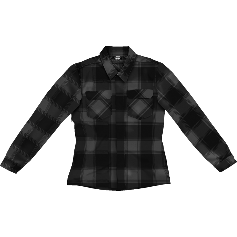 ICON FALLBLOCK WM CX FLANNEL BK LG 2822-1672