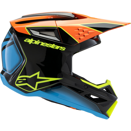 ALPINESTARS HELMET SM3 YTH FRAY B/O/Y S ECE06 8301725-1455-YS