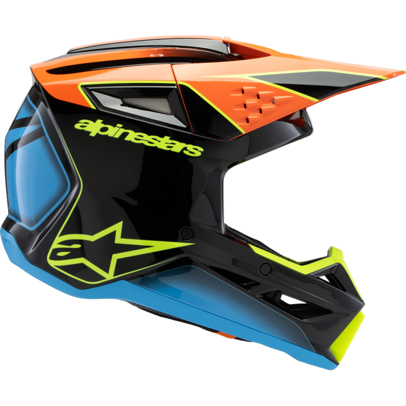 ALPINESTARS HELMET SM3 YTH FRAY B/O/Y M ECE06 8301725-1455-YM