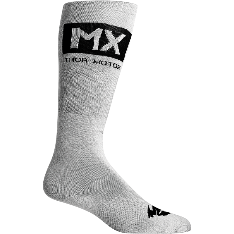 THOR MX C00L YTH SOCK GY/BK 1-6 3431-0664