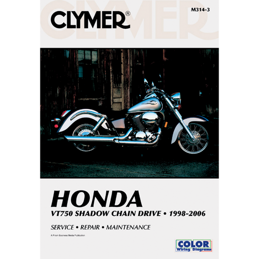 CLYMER 88-06 HONDA VT750 SHADOW CHAIN DR MANUAL CM3143