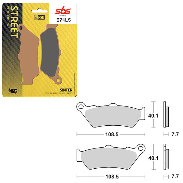 SBS PERFORMANCE LS SINTER BRAKE PAD  6260674100