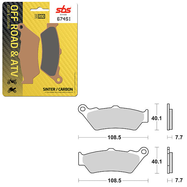 SBS ATV/UTV SINTER BRAKE PAD  6240674100