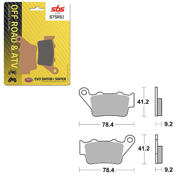 SBS EVO SINTER BRAKE PAD  6280675100