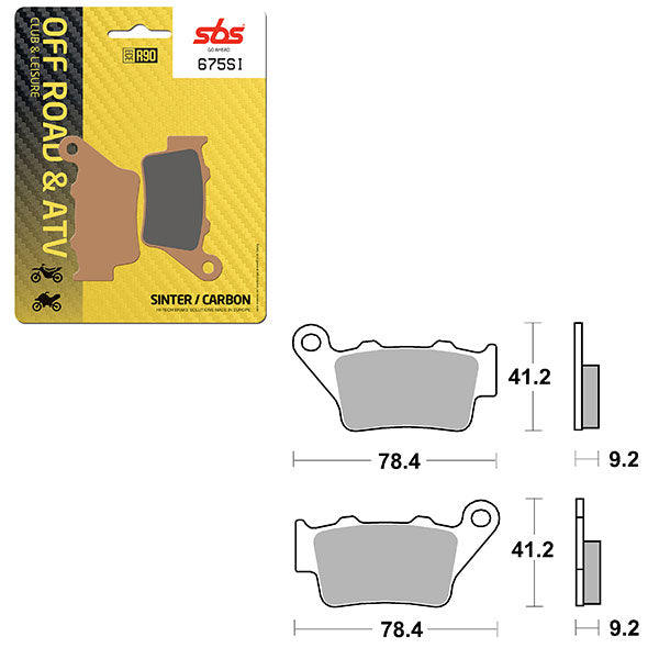 SBS ATV/UTV SINTER BRAKE PAD  6240675100