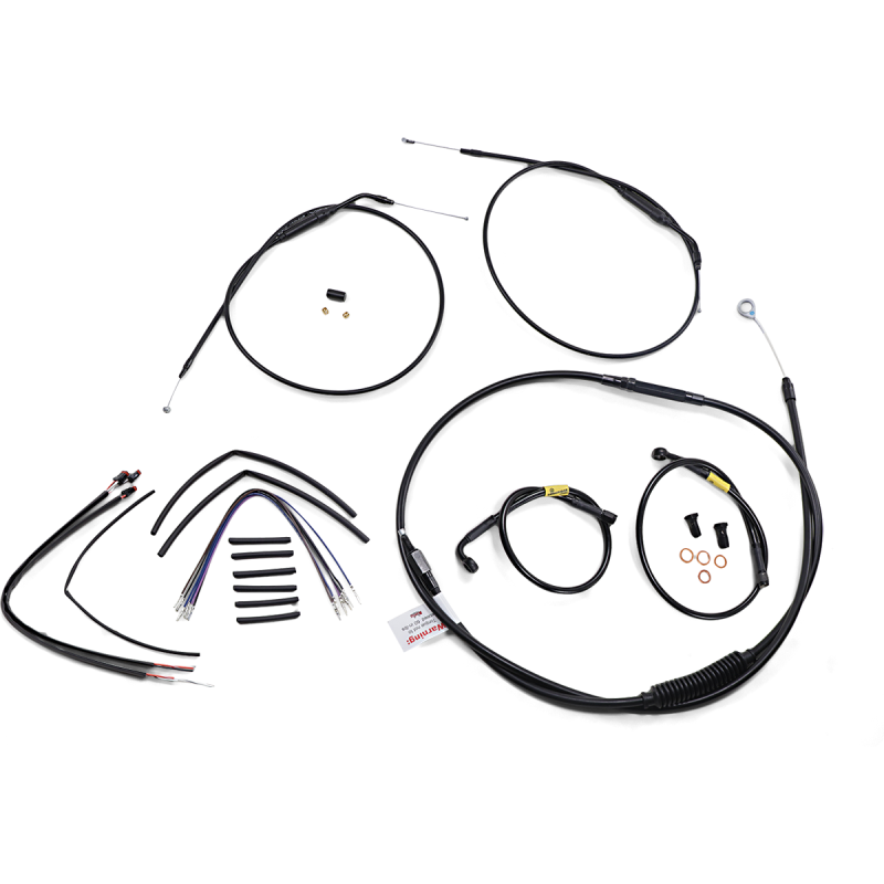 BURLY BRAND HANDLEBAR CABLE AND BRAKE LINE KIT - 14" WIDE GLIDE GORILLA B30-1215