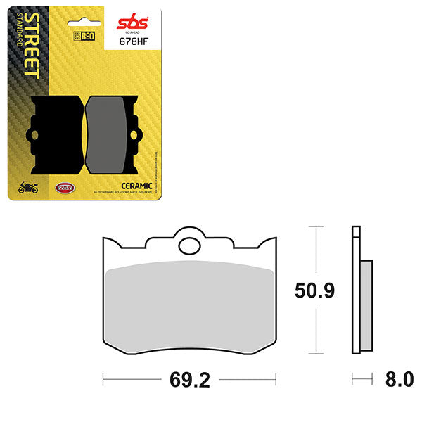 SBS ATV/UTV CERAMIC BRAKE PAD  6190678100