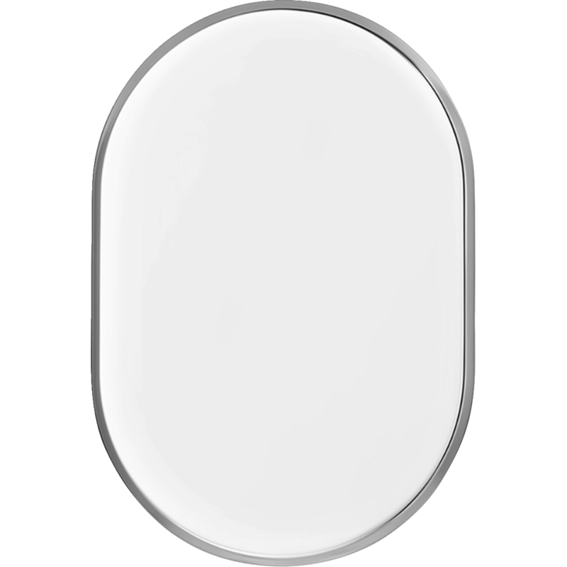 FIGURATI DESIGNS BACK FENDER COVER PLAIN SILVER-LEFT FD60-AC-SS-LT