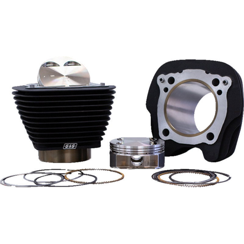 S&S CYCLE CYLINDER KT 132 BLACK M8 910-0846