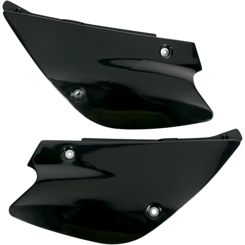 UFO KX80/85 98-13 SIDE PANELS BLACK KA03714-001