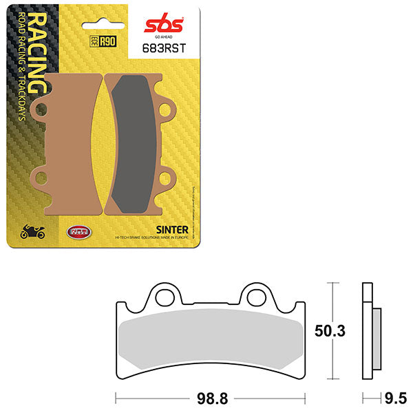 SBS ROAD RACING & TRACKDAYS SINTER BRAKE PAD  6470683100