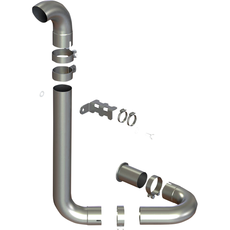 HMF ENGINEERING CAN AM-RENEGADE 800-12-16 SWAMP SERIES SNORKEL BRUSHED 614390000301