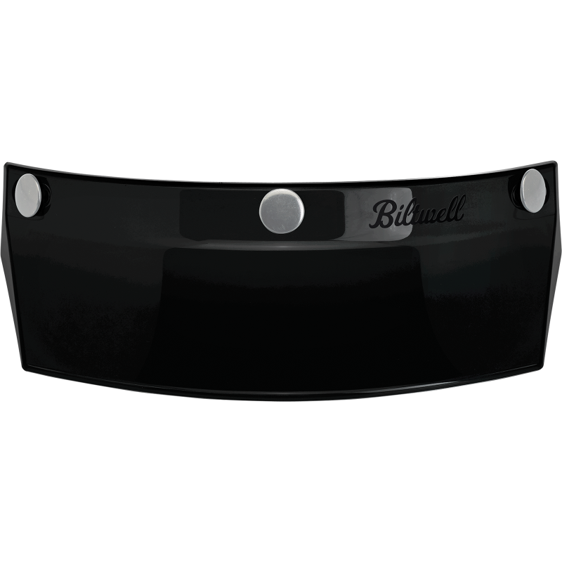 BILTWELL VISOR MOTO 3SNAP BLK 2002-561