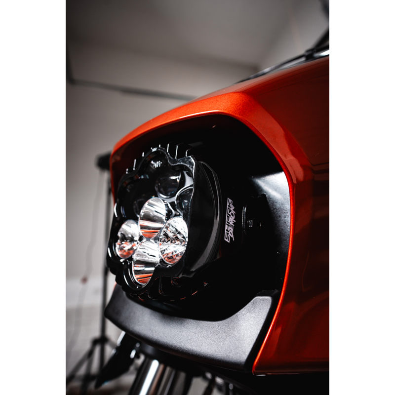 CUSTOM DYNAMICS HEADLIGHT SHARK DEMON LED SD2-23BAT-W