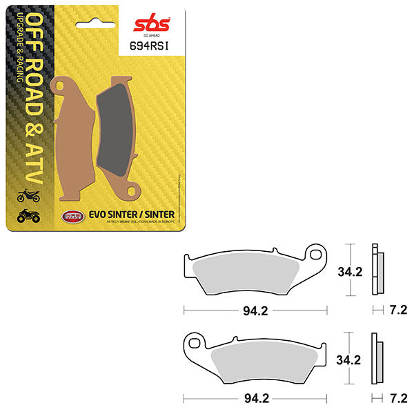 SBS EVO SINTER BRAKE PAD  6280694100
