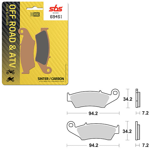 SBS ATV/UTV SINTER BRAKE PAD  6240694100