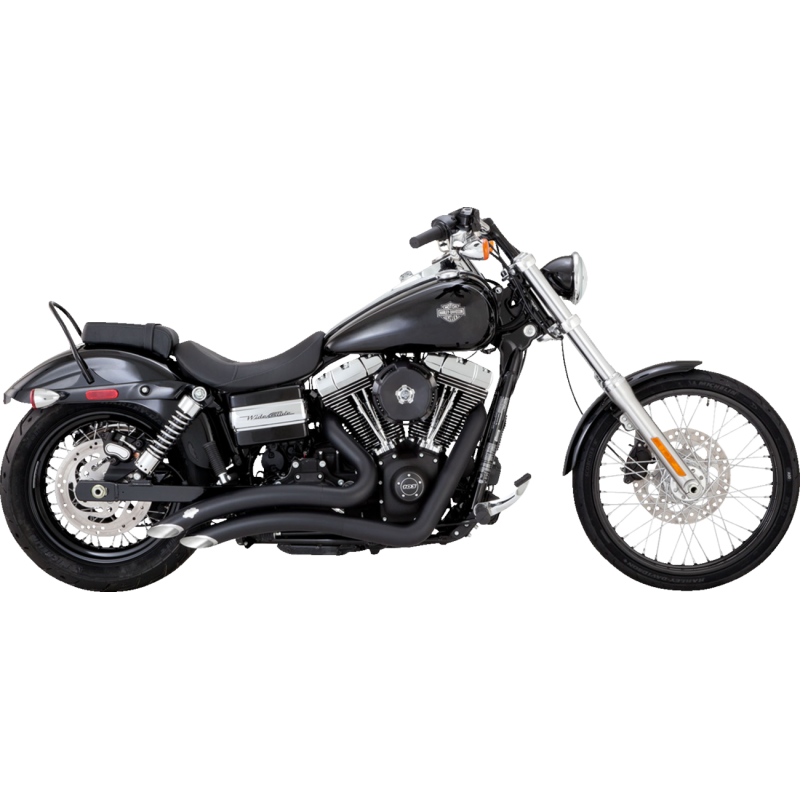 VANCE & HINES 06-09 DYNA BIG RADIUS BLK 46081