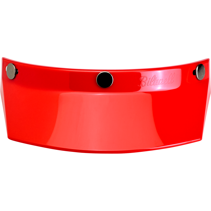 BILTWELL VISOR MOTO 3 SNAP RED 2002-563