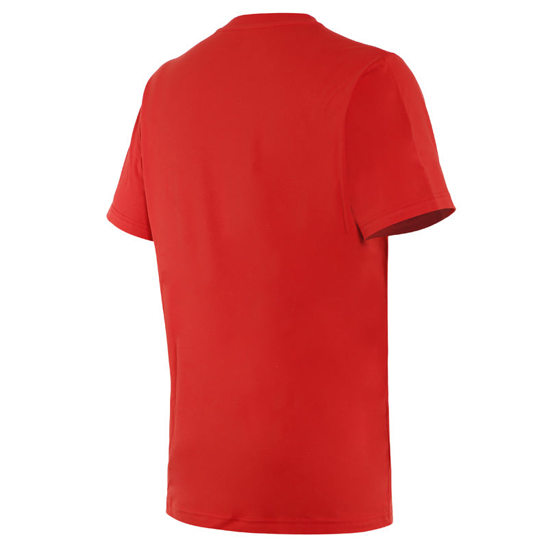 DAINESE PADDOCK LONG T-SHIRT LAVA-RED/SKY-DIVER 1896808-72F-S