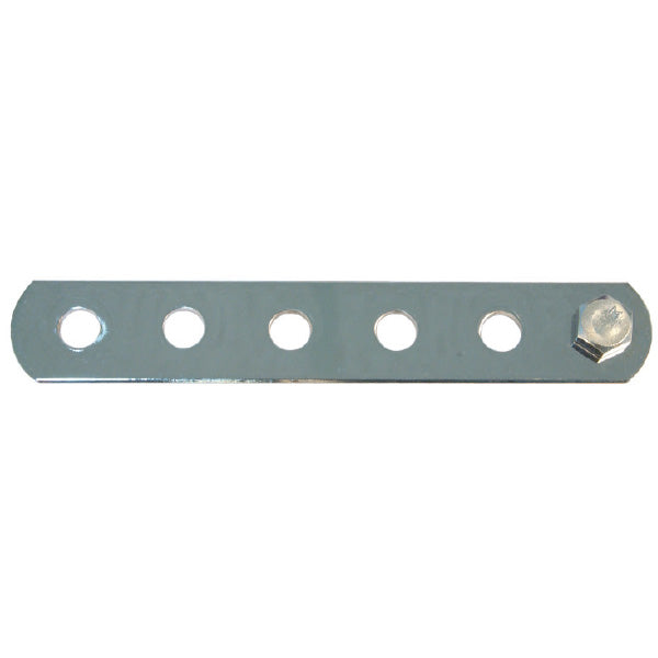 EMGO MUFFLER MOUNTING BRACKET 6" 6 HOLE CHROME 80-62316