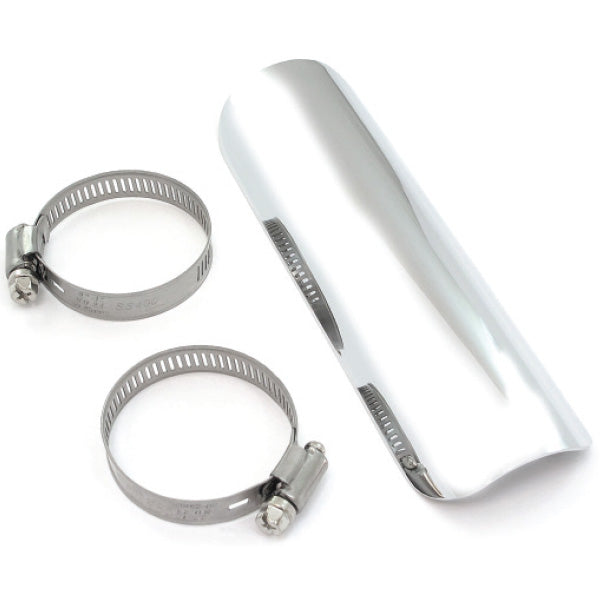 EMGO HEAT SHIELD PIPE SILENCER 7" CHROME 80-03200