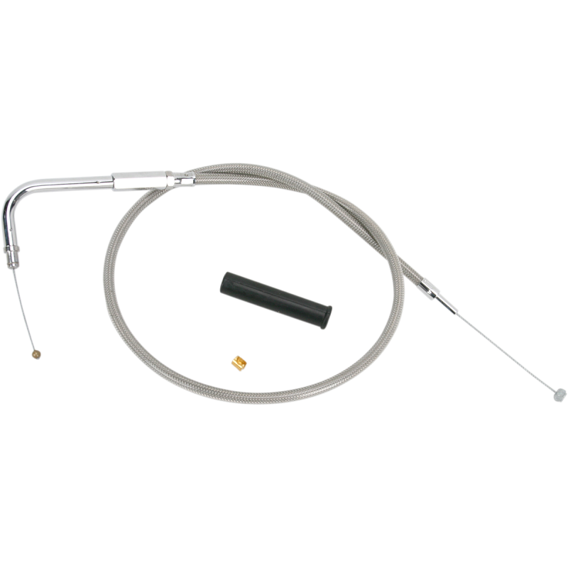 DRAG SPECIALTIES S/STEEL S/T THROTTLE CABLE 5332600B