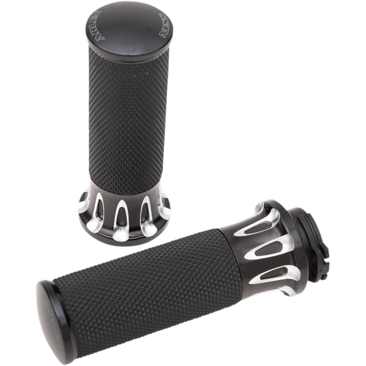ARLEN NESS GRIPS DC H-D CBL LONG BLK 07-317