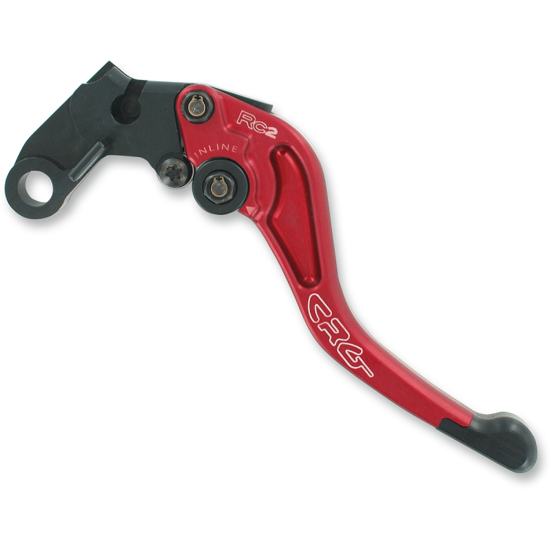 CRG CLUTCH LEVER RC2 SHORT RED 2AN-614-H-R