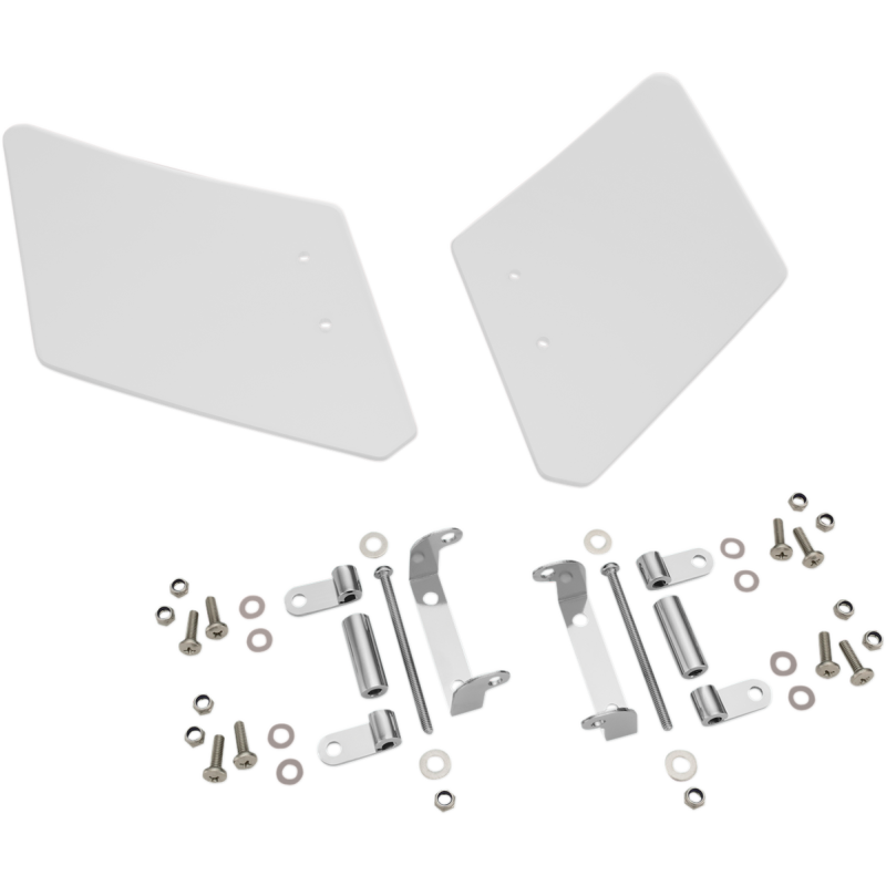 SHOW CHROME BELOW MIRROR WIND DEFLECTOR RT SET 41-178
