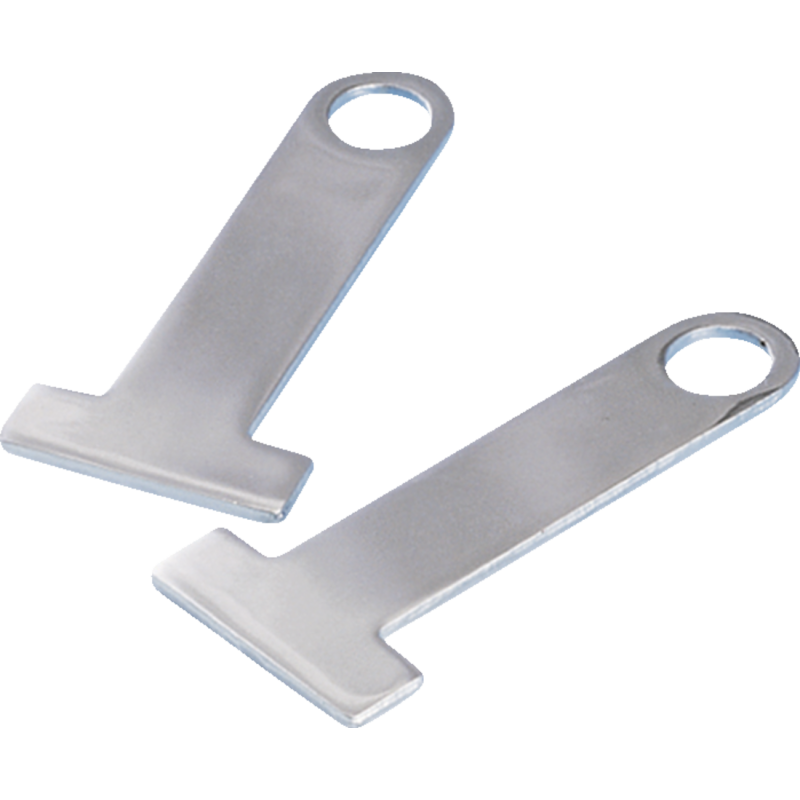 SHOW CHROME HELMET LOCK EXTENSIONS  PR, CHROME, UNIVERSAL 2-416