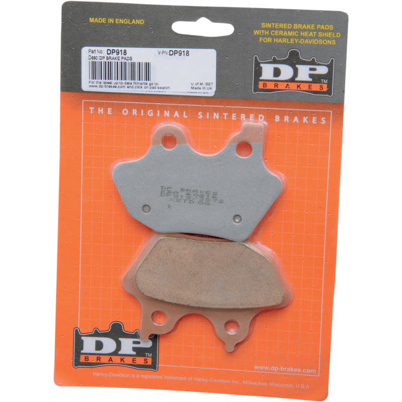 DP BRAKES DP918 STANDARD COMPOUND BRAKE PAD SET DP918