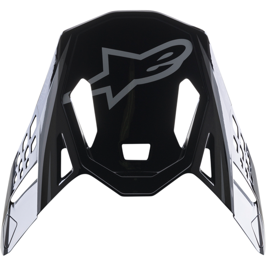 ALPINESTARS VISOR M-10 META2 BK/GY/GL 8981122-1195