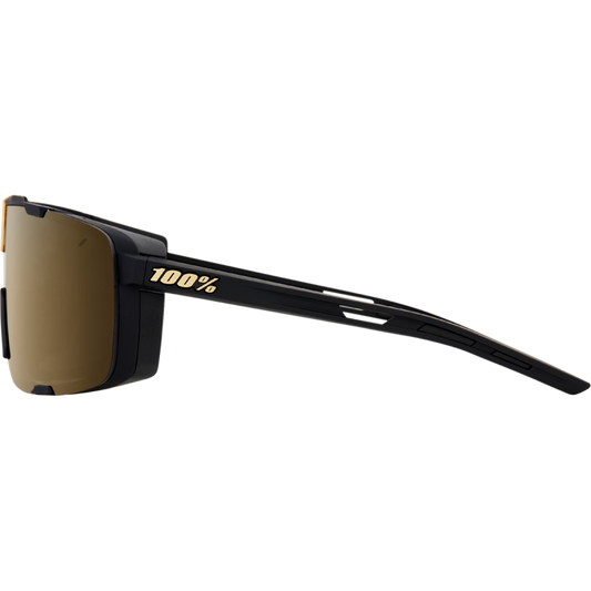 100% SUNGLASS EASTCRAFT BK/GD 61045-258-01